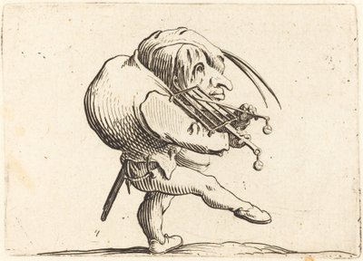 Homme Grattant une Grille - Jacques Callot