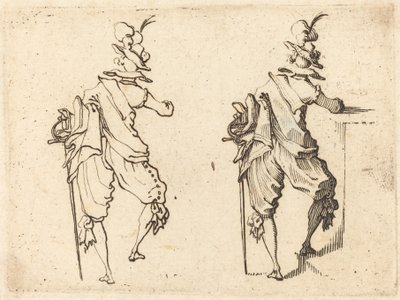 Homme avec épée - Jacques Callot