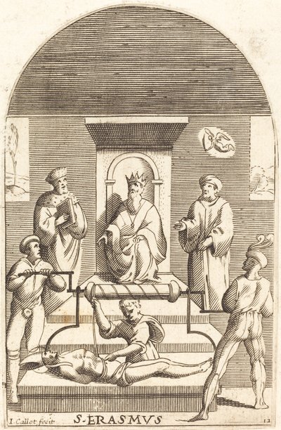 Le martyre de Saint Érasme - Jacques Callot