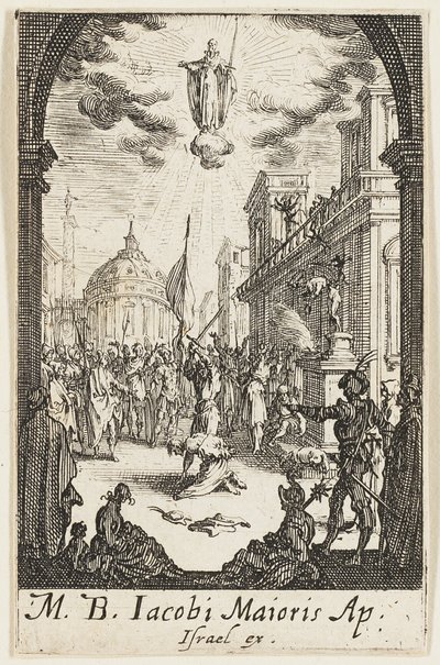 Martyre de saint Jean le Majeur, planche 4 des Martyres des Apôtres - Jacques Callot