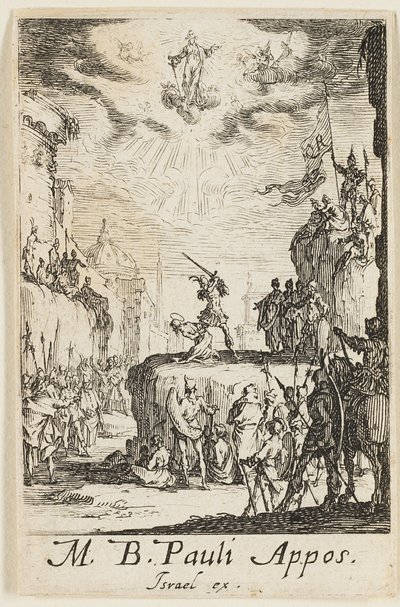 Martyre de saint Paul, deuxième planche des Martyres des Apôtres - Jacques Callot