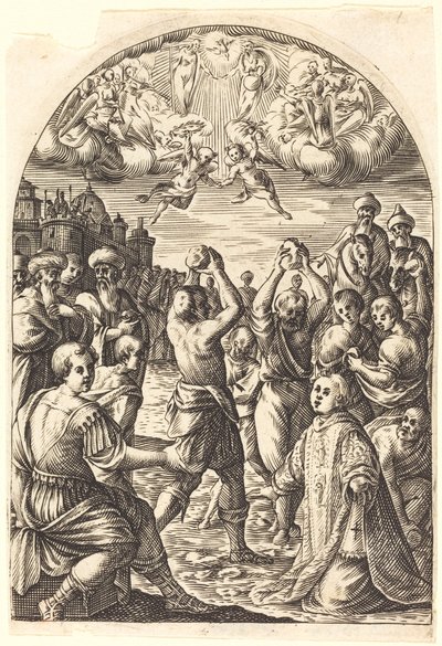 Le martyre de Saint Étienne - Jacques Callot