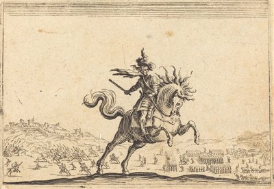 Commandant militaire à cheval, c. 1622 - Jacques Callot