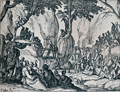 Saint Jean prêchant - Jacques Callot