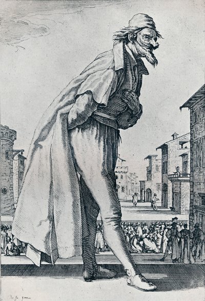 No. IV.- Le Grand Pantalon, c1620-1635, 1924 - Jacques Callot