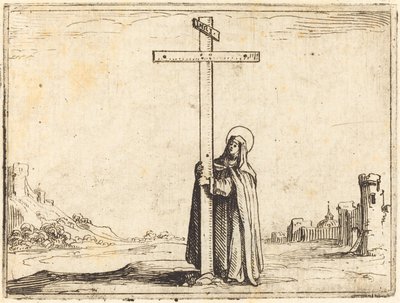 Nonne embrassant la Sainte Croix - Jacques Callot