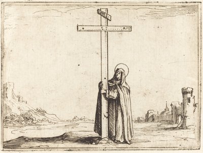 Nonne embrassant la Sainte Croix, 1628 - Jacques Callot