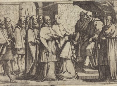 Audience papale [verso] - Jacques Callot