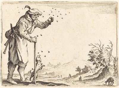 Paysans attaqués par des abeilles - Jacques Callot