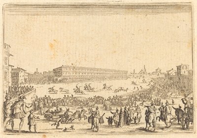Piazza Presso alla Porta al Prato - Jacques Callot