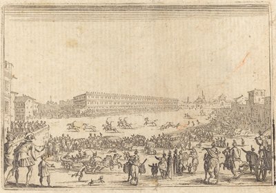 Piazza Presso alla Porta al Prato - Jacques Callot