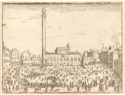 Piazza Publicca, Sienne - Jacques Callot