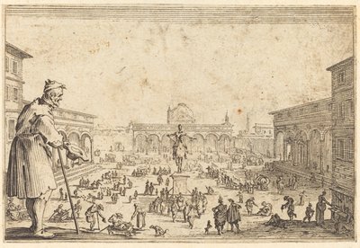 Piazza SS. Annunziata, Florence - Jacques Callot