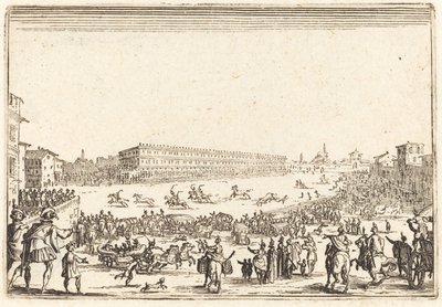 Piazza Santa Croce, Florence, vers 1622 - Jacques Callot