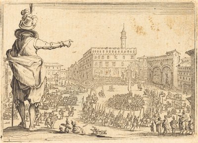 Piazza della Signoria, Florence - Jacques Callot