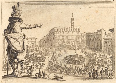 Piazza della Signoria, Florence - Jacques Callot