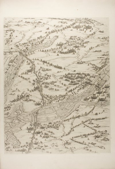 Planche trois de La Siège de la Rochelle - Jacques Callot