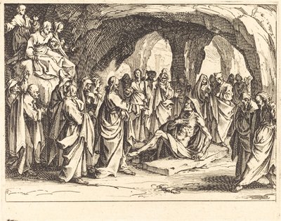 La résurrection de Lazare - Jacques Callot