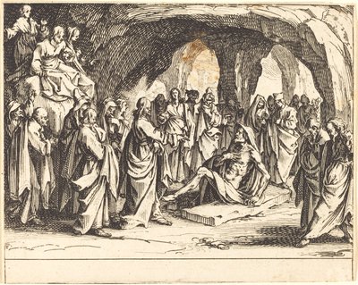 La résurrection de Lazare - Jacques Callot