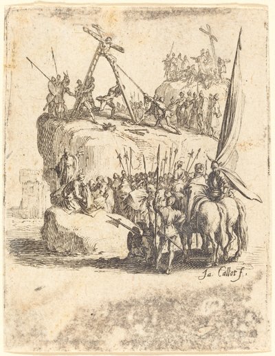 La Levée de la Croix, c. 1624-1625 - Jacques Callot
