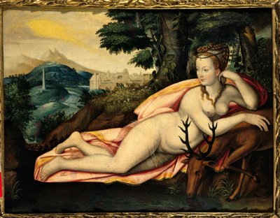 Représentation de Diane de Poitiers (1499-1566), Dame de Brézé, Duchesse de Valentinois - Jacques Callot