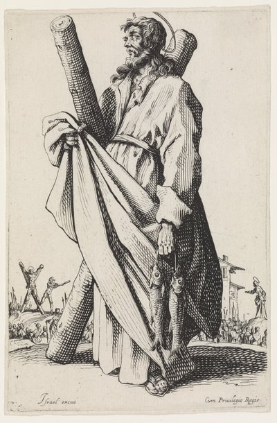Saint André de Les Grands Apôtres, 1631 - Jacques Callot