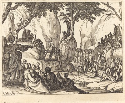 Saint Jean prêchant dans le désert - Jacques Callot