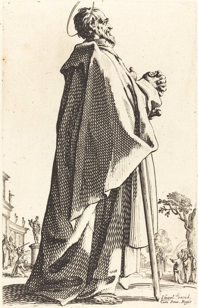 Saint Matthieu, publié en 1631 - Jacques Callot