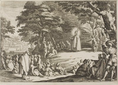 La prédication de Saint-Nicolas - Jacques Callot