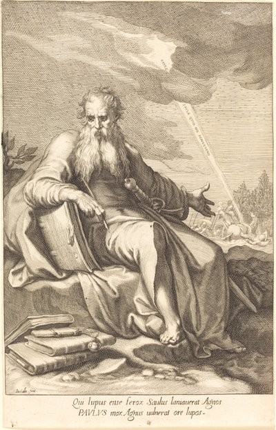 Saint Paul, assis - Jacques Callot