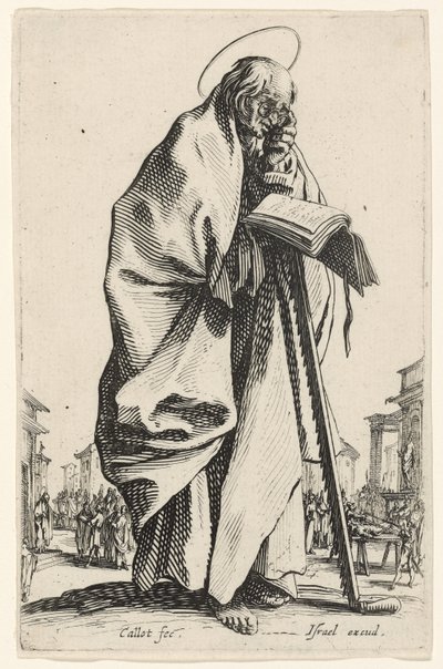 Saint Simon de Les Grands Apôtres, 1631 - Jacques Callot