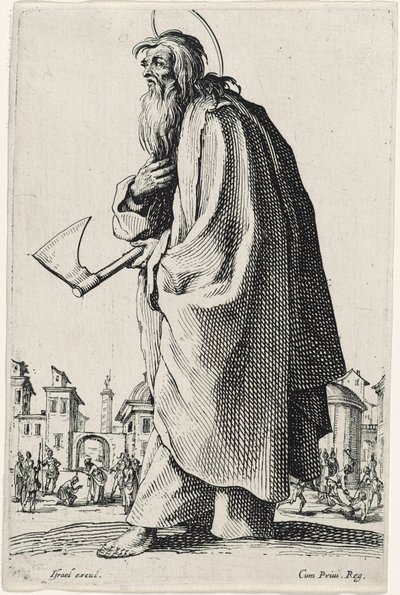 Saint Thaddée ou Saint Judas de Les Grands Apôtres, 1631 - Jacques Callot