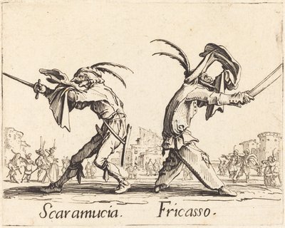 Scaramucia et Fricasso - Jacques Callot