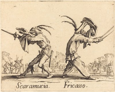 Scaramucia et Fricasso - Jacques Callot