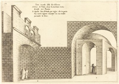 Deuxième partie de la Via Dolorosa - Jacques Callot