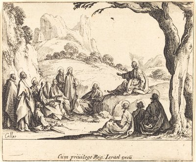 Sermon sur la montagne, 1635 - Jacques Callot
