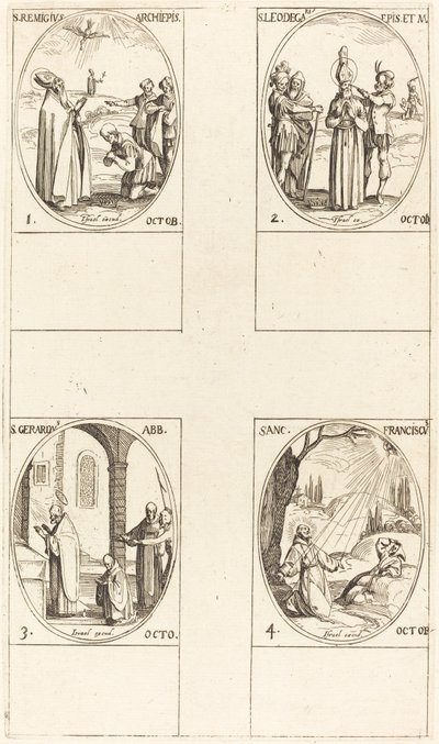 Saint Remi ; Saint Léger ; Saint Gérard, abbé ; Saint François d