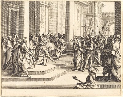 Lapidation de Jésus, 1635 - Jacques Callot