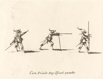 Prise de Position de Tir avec le Mousquet - Jacques Callot