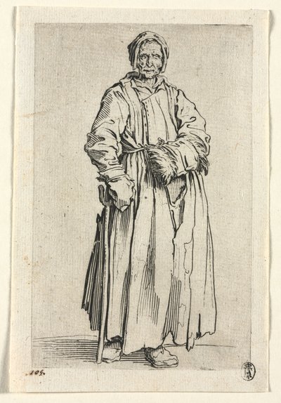 Les mendiants : Femme borgne - Jacques Callot