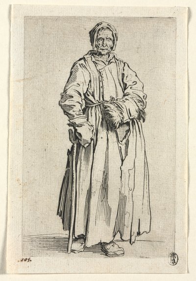 Les Mendiants : Femme borgne, vers 1623 - Jacques Callot