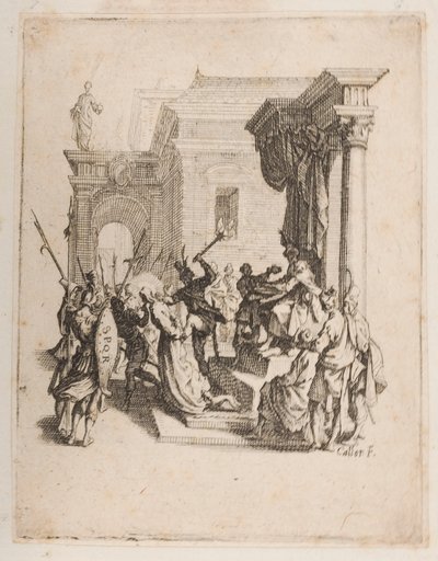 La Condamnation, no. 5 de La Petite Passion - Jacques Callot