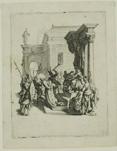 La condamnation à mort, extrait de La petite passion - Jacques Callot