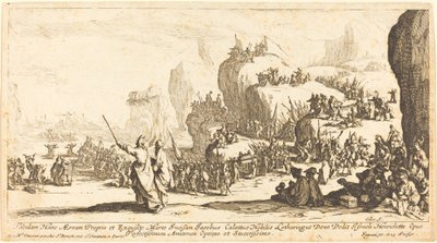 La traversée de la mer Rouge, 1629 - Jacques Callot