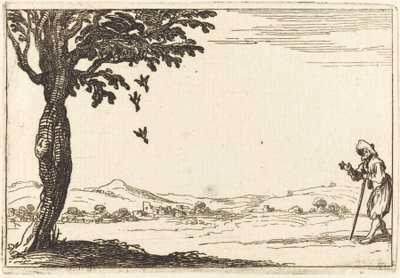 La corneille et ses petits - Jacques Callot