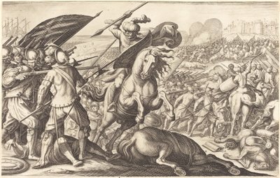 La défaite de la cavalerie turque, vers 1614 - Jacques Callot
