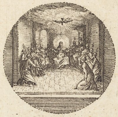 La Descente de la Colombe Sainte, vers 1631 - Jacques Callot