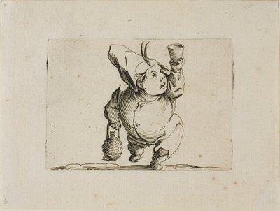 Le Buveur vu de face, de Varie Figure Gobbi - Jacques Callot