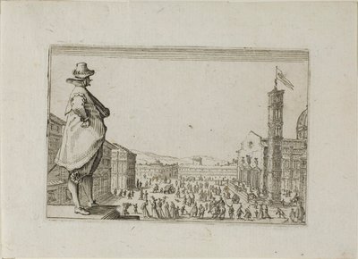 Le Duomo à Florence, des Caprices - Jacques Callot