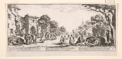 Les mourants au bord de la route - Jacques Callot